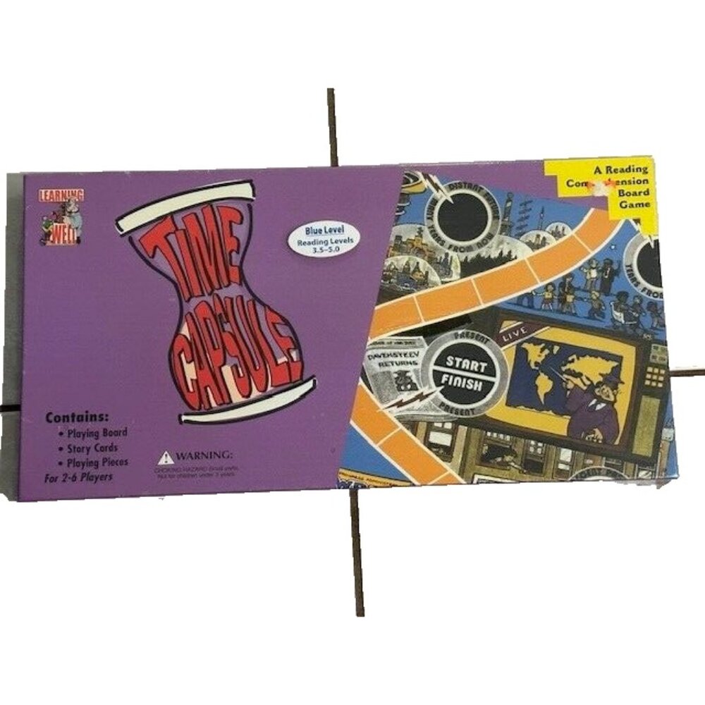 Time Capsule Board Game Blue Level Learning Well Reading Comp 3.5-5.0 New Sealed
